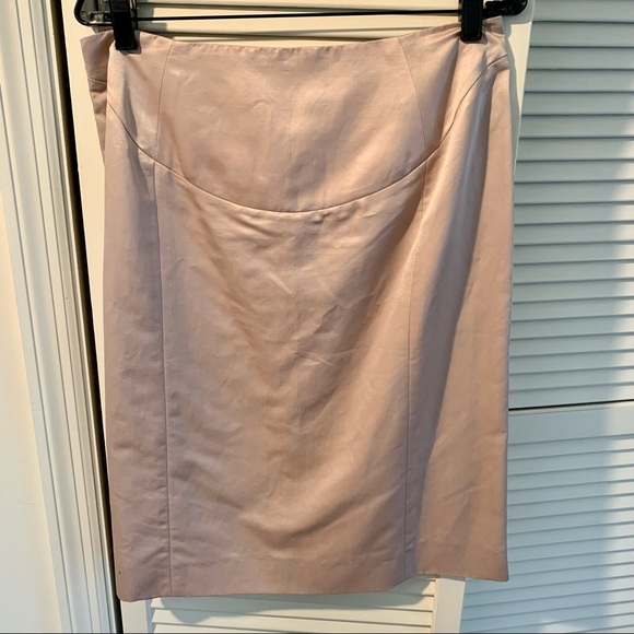 YSL Silk Beige Skirt Blazer Suit Work Wear - Picture 4 of 11